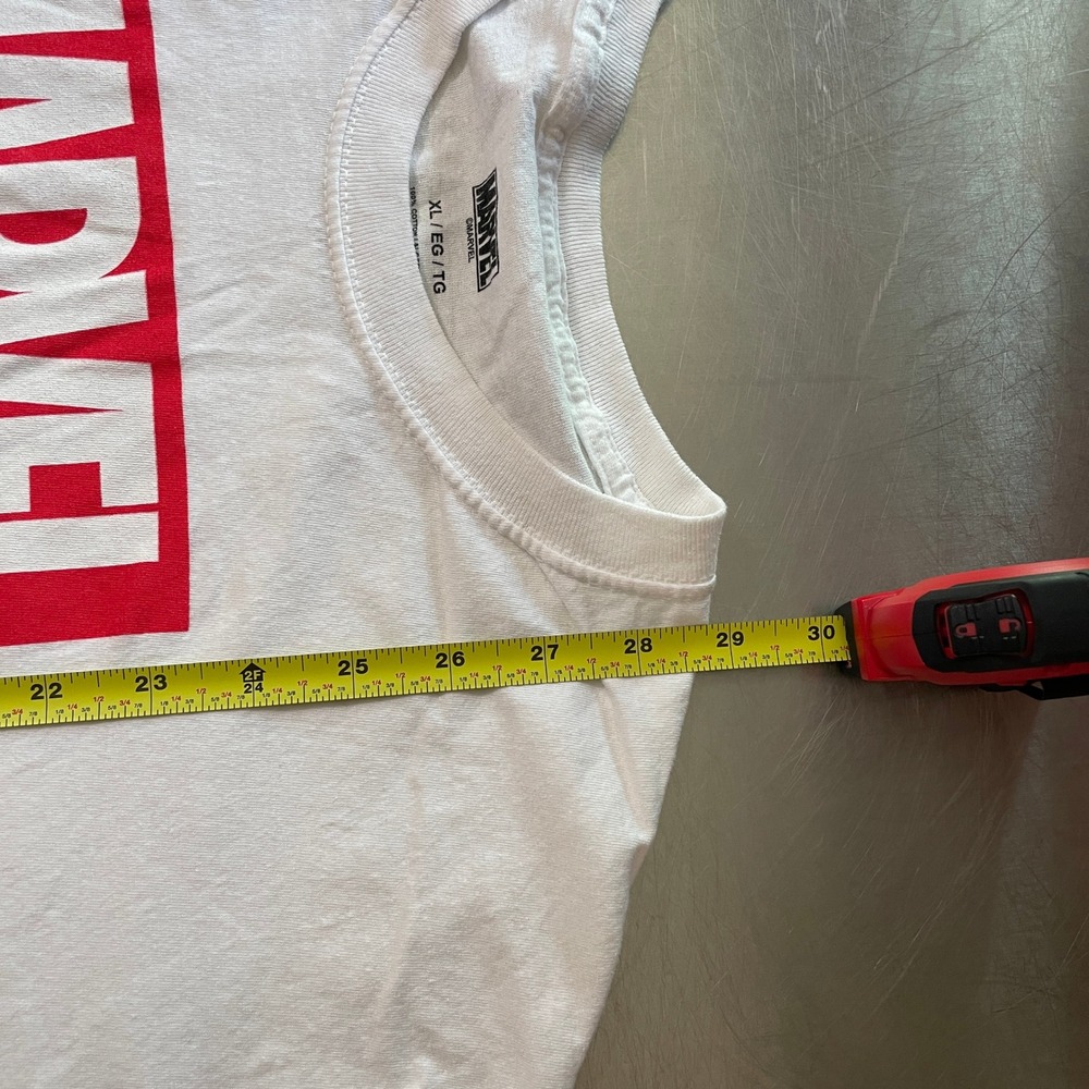 Marvel Grandma Graphic T-Shirt White Cotton Short Sleeve Crew Neck XL - Picture 6 of 7